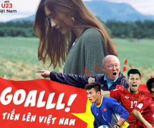 Thay avatar Facebook bằng khung ảnh cổ vũ đội tuyển U23 Việt Nam