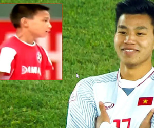 Video: Vũ Văn Thanh thể hiện bản lĩnh trên sân bóng từ khi 11 tuổi