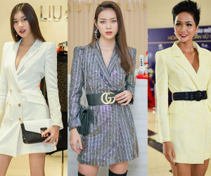 Đủ kiểu diện blazer dáng dài từ mỹ nhân Việt