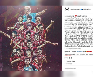 Fan Kpop náo loạn vì Seungri (Bigbang) đăng ảnh, video nói tiếng Việt để chúc mừng U23 Việt Nam