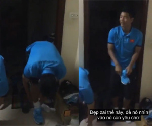 Đức Chinh, Quang Hải không chịu mang dép lê đi gội đầu vì: 'Ở dưới đấy có nhiều con gái!'