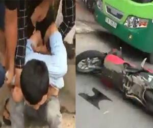 Truy đuổi tên trộm xe SH như phim hành động