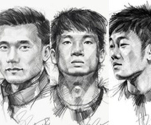 Trọn bộ tranh ký họa dàn cầu thủ 'cực phẩm' U23 Việt Nam
