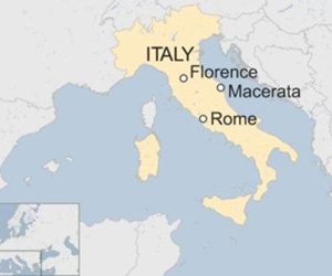Lái xe, xả súng ở Italy, 4 người bị thương