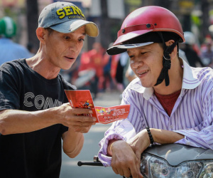 Vé 'chợ đen' công khai rao bán trước giờ giao lưu với tuyển U23