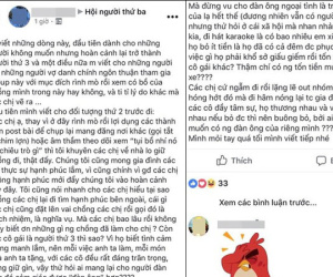 Cô gái gây sốc khi tự nhận là người thứ 3, tuyên bố với các cô vợ: Thay vì rình mò bọn em, các chị về mà lo giữ chồng!