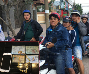 Sau 5 phút, bắt nóng gã giật dây chuyền phụ nữ