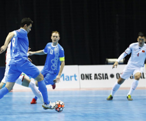 Việt Nam thua Uzbekistan tại tứ kết giải futsal châu Á
