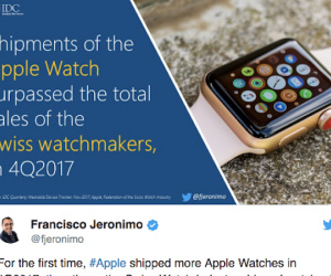 Apple trở thành hãng sản xuất đồng hồ lớn nhất thế giới
