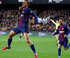 Coutinho lập công đầu, đưa Barca vào chung kết Cup Nhà vua