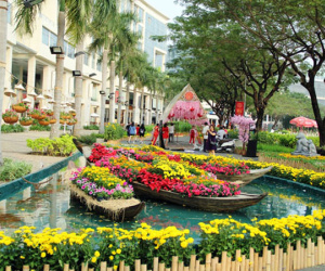 Hồn quê xuất hiện tại 'khu nhà giàu' ở Sài Gòn ngày giáp Tết