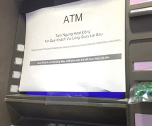 Nhiều ATM lại 'đứng hình' dịp cận Tết