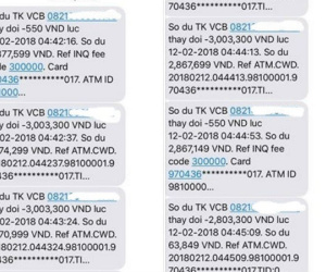 Nhiều tài khoản Vietcombank bỗng dưng mất tiền trong đêm 26 Tết