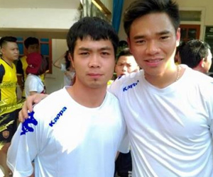 Công Phượng và đồng đội làm từ thiện trước Tết Mậu Tuất 2018