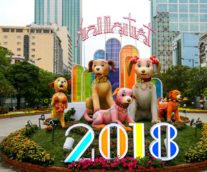 Gần 1.000 người giữ an ninh đường hoa Nguyễn Huệ