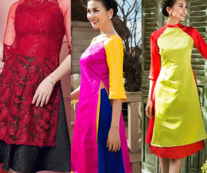 Mặc áo dài cùng váy đụp: 'Bùng nổ' ý kiến trái chiều dịp Tết