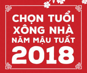 [Infographic] Chọn tuổi xông đất năm Mậu Tuất 2018
