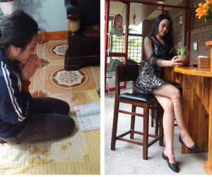 Chị em trước và trong Tết lột xác 'lồng lộn' khiến đàn ông chóng mặt