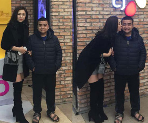 Gái xinh như hot girl bất chấp yêu bạn trai thấp hơn một cái đầu