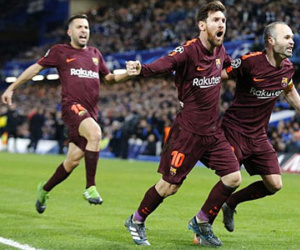 Messi ghi bàn, Barca giành tỷ số hòa trên sân của Chelsea