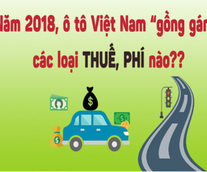 Ô tô tại Việt Nam phải chịu các loại thuế phí nào từ năm 2018?