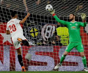 De Gea chơi xuất thần, Man Utd vất vả cầm hòa Sevilla
