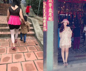'Tá hỏa' vì thời trang đi lễ đầu năm không giống ai của mẹ bỉm sữa