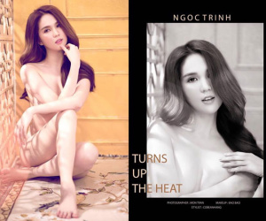 Ngọc Trinh không chỉ có ảnh nude mà có cả clip hậu trường nóng rẫy