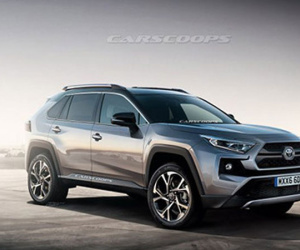 Toyota Rav4 2019 thế hệ mới sẽ cạnh tranh Honda CR-V