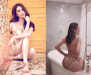 'Cuộc chiến' Vbiz đầu năm: Ngọc Trinh và Angela Phương Trinh đều khoe ảnh nude táo bạo, người đẹp nào nóng bỏng hơn?