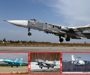 Những chiến cơ được Putin điều tới Syria?