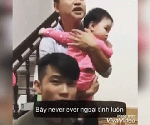 Bất ngờ lí do ông bố trẻ nói 'có con gái không bao giờ ngoại tình' thu hút sự chú ý