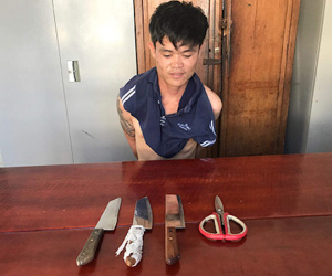 Thanh niên cầm dao đuổi chém nhiều người trong cơn 'ngáo đá'