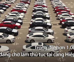 Video: Lô ôtô 2.000 chiếc đầu tiên hưởng thuế nhập khẩu 0%