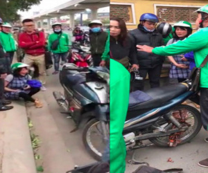 Hà Nội: Xôn xao chuyện Grab bắt bà bầu đền chắn xích xe máy giá 700.000đ vào ngày 8/3