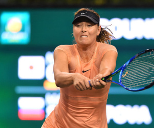 Sharapova bị loại ở vòng 1 giải Indian Wells