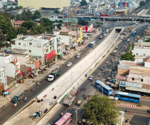 Nhánh N1 hầm chui ngã tư An Sương - Sài Gòn sắp thông xe