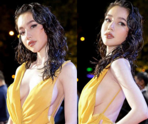 Elly Trần khoe ngực 'khủng' trên thảm đỏ lấn át cả loạt chân dài