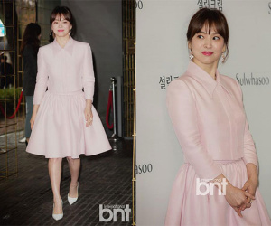Song Hye Kyo công khai xuất hiện, lộ thân hình béo ú, mặt tròn xoe