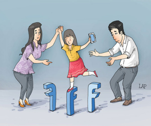 Tôi không biết con làm gì trên 'phây' cho tới một ngày...