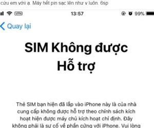 SIM 'thần thánh' v6 bị chặn, iPhone lock tiếp tục hỗn loạn