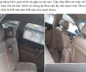 Chiếc xe dính máu và lòng tốt của những người xa lạ