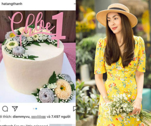 Hà Tăng tự tay làm món quà đặc biệt tặng con gái trong ngày sinh nhật tròn 1 tuổi