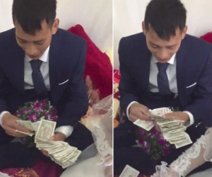 Mừng cưới bằng tiền lẻ trở thành trào lưu mới, nhiều cặp đôi thức trắng đêm tân hôn chỉ để đếm tiền