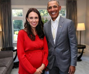 Bầu 6 tháng, Thủ tướng New Zealand được ông Obama dạy cách nuôi con