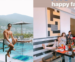 Giữa tin đồn kết hôn, Kim Lý 'hộ tống' gia đình Hà Hồ đi nghỉ dưỡng
