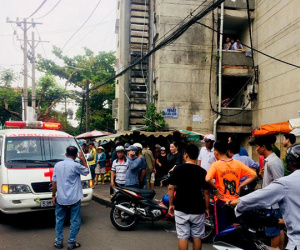 2 người rơi ở chung cư Sài Gòn tử vong