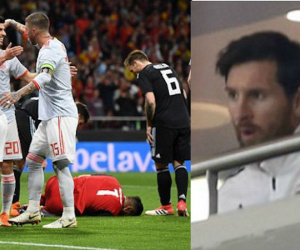 Argentina thua thảm Tây Ban Nha 6 bàn: Messi hổ thẹn cúi mặt bỏ về
