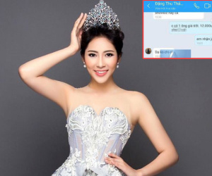 Sau Andrea, Đặng Thu Thảo bị lộ tin nhắn mời 'đi khách' giá 12.000 USD