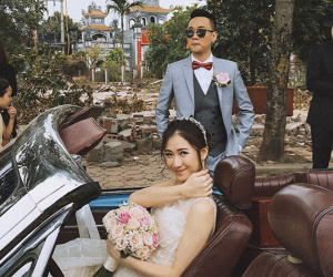 JustaTee tổ chức lễ ăn hỏi với bạn gái hot girl